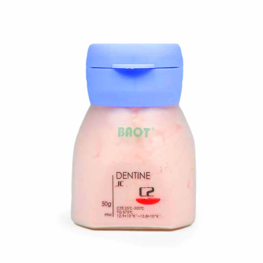 Baot Dentine Powder Classical Shades in 50g Container for Dental Applications