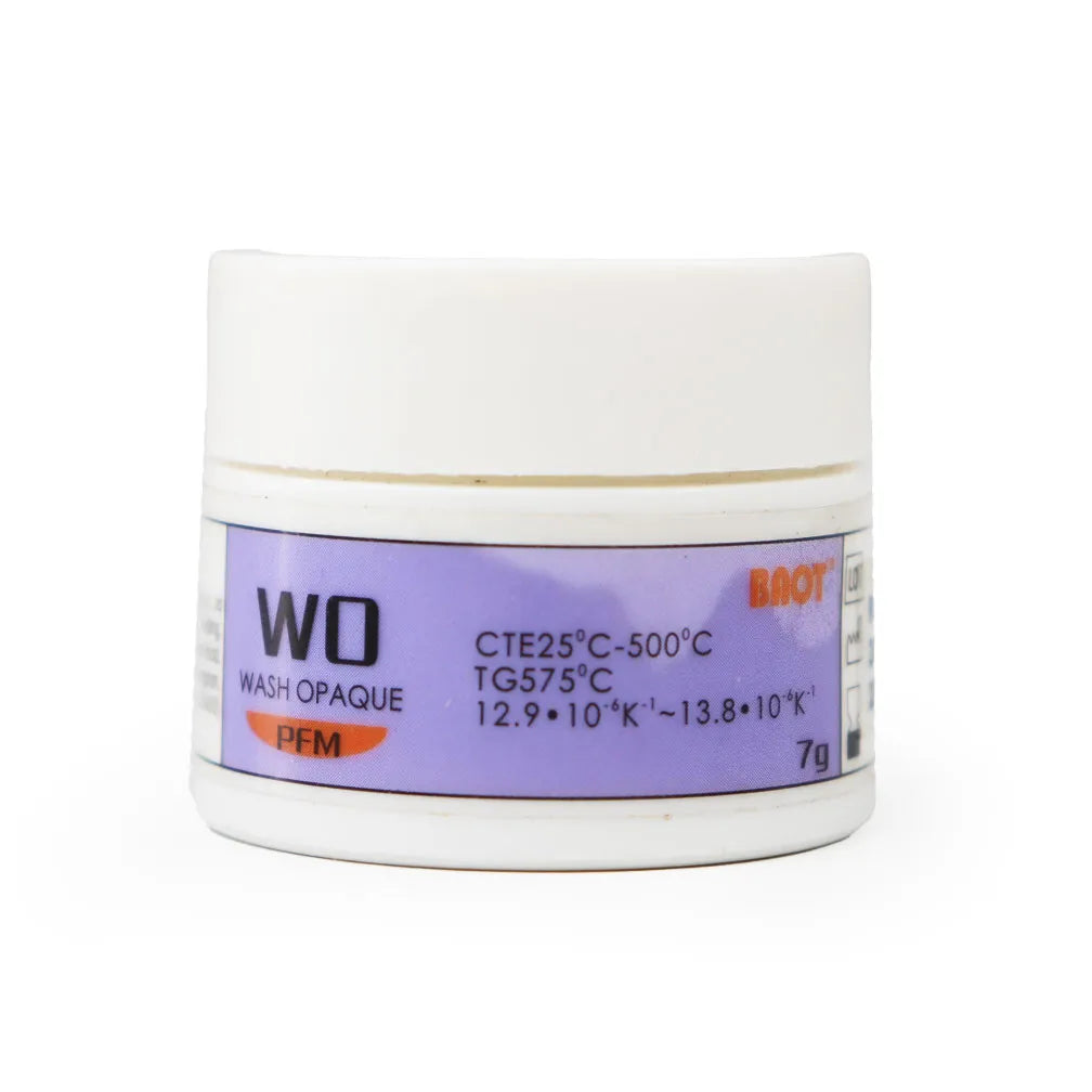 Baot JC wash opaque powder in a 7g container for dental applications and creative projects