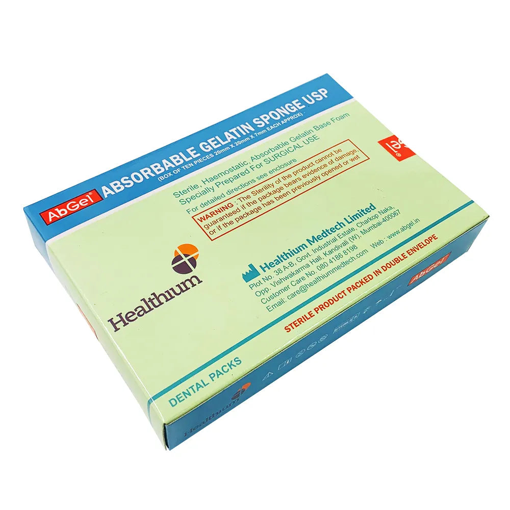 Healthium Abgel Sponge USP for Surgery - Absorbable Gelatin