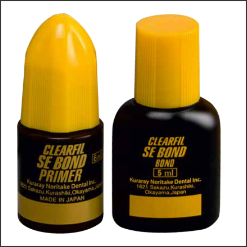 Kuraray Clearfil SE Bond kit with primer and bond bottles by Beetle Dental for dental bonding