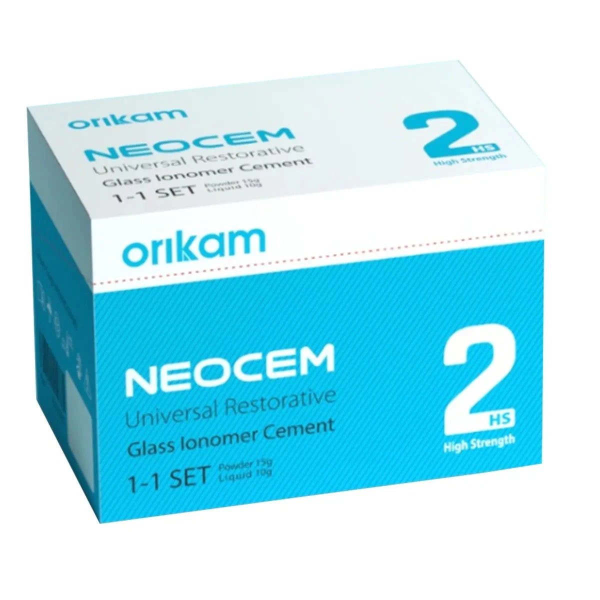 Orikam Neocem 2 GIC Universal Restorative Glass Ionomer Cement in High Strength Packaging