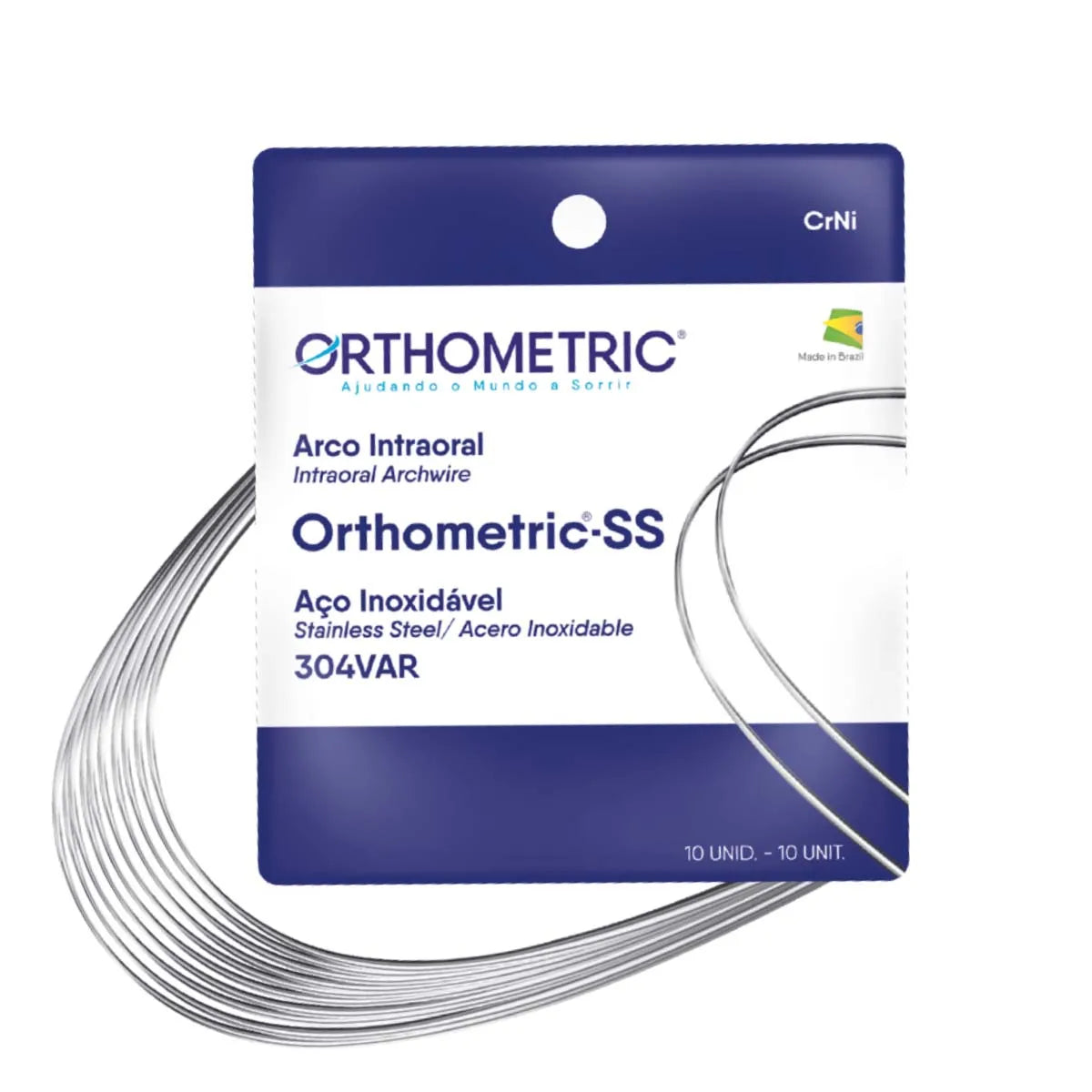 Orthometric SS archwires in stainless steel for effective orthodontic treatments