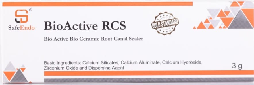 Beetle Dental Bioactive root canal sealer BioActive RCS with calcium silicates and zirconium oxide 3 gram package