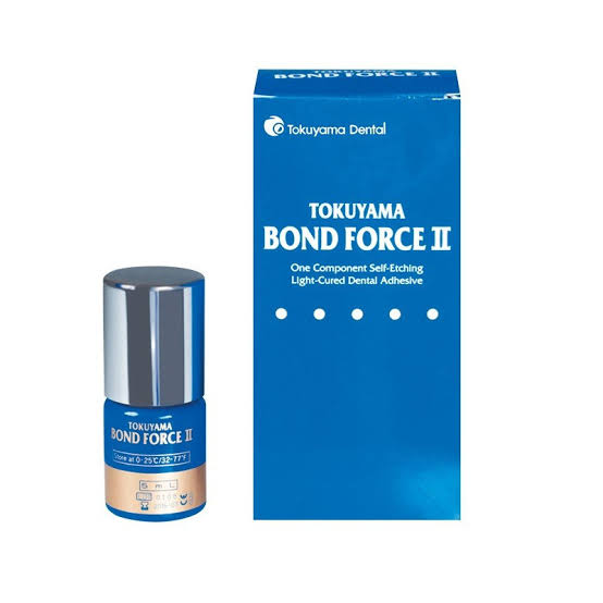 Tokuyama Bond Force II kit featuring a light-cured dental adhesive for reliable dental bonding