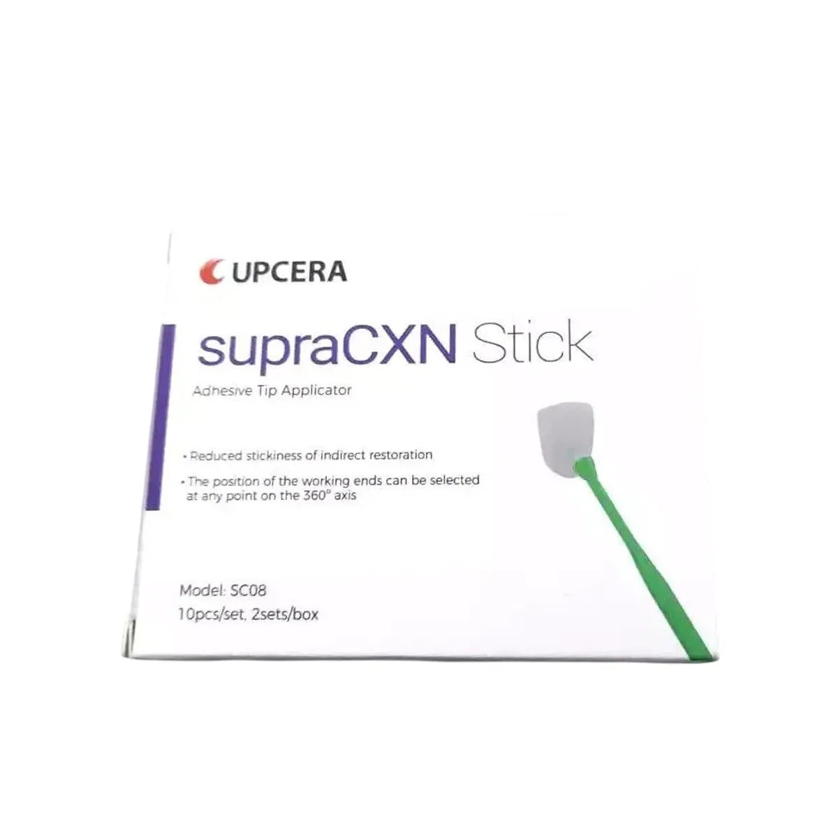 Upcera SupraCXN adhesive tip applicator with flexible working ends for precise application in dental restorations