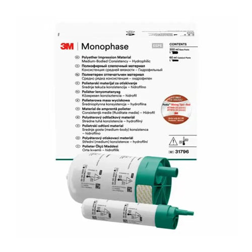 3M ESPE Monophase dental material kit with impression materials and applicator for precise dental procedures
