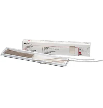 3M ESPE polishing and finishing strip pack with multiple strips for dental restoration procedures