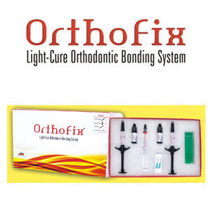 Anabond Stedman Orthofix adhesive kit light-cure orthodontic bonding system with syringes and accessories