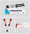 Anabond Stedman Restofill Kit with syringes of restorative dental materials and Eazetch gel for dental use