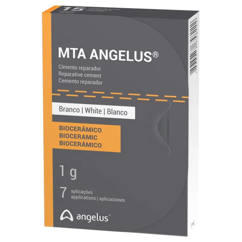 Angelus MTA cement reparative bioceramic dental cement in 1 gram white packaging by Beetle Dental