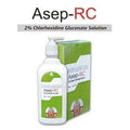 Asep-RC dental solution 2 percent Chlorhexidine Gluconate bottle and packaging by Beetle Dental