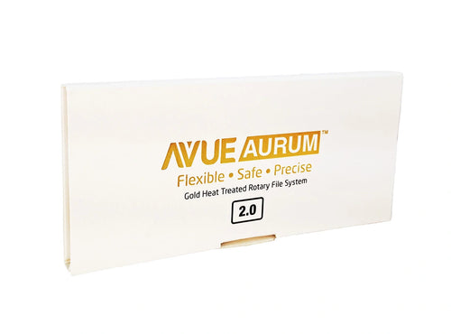 Beetle Dental Avue Aurum rotary files box with flexible safe precise gold heat treated system
