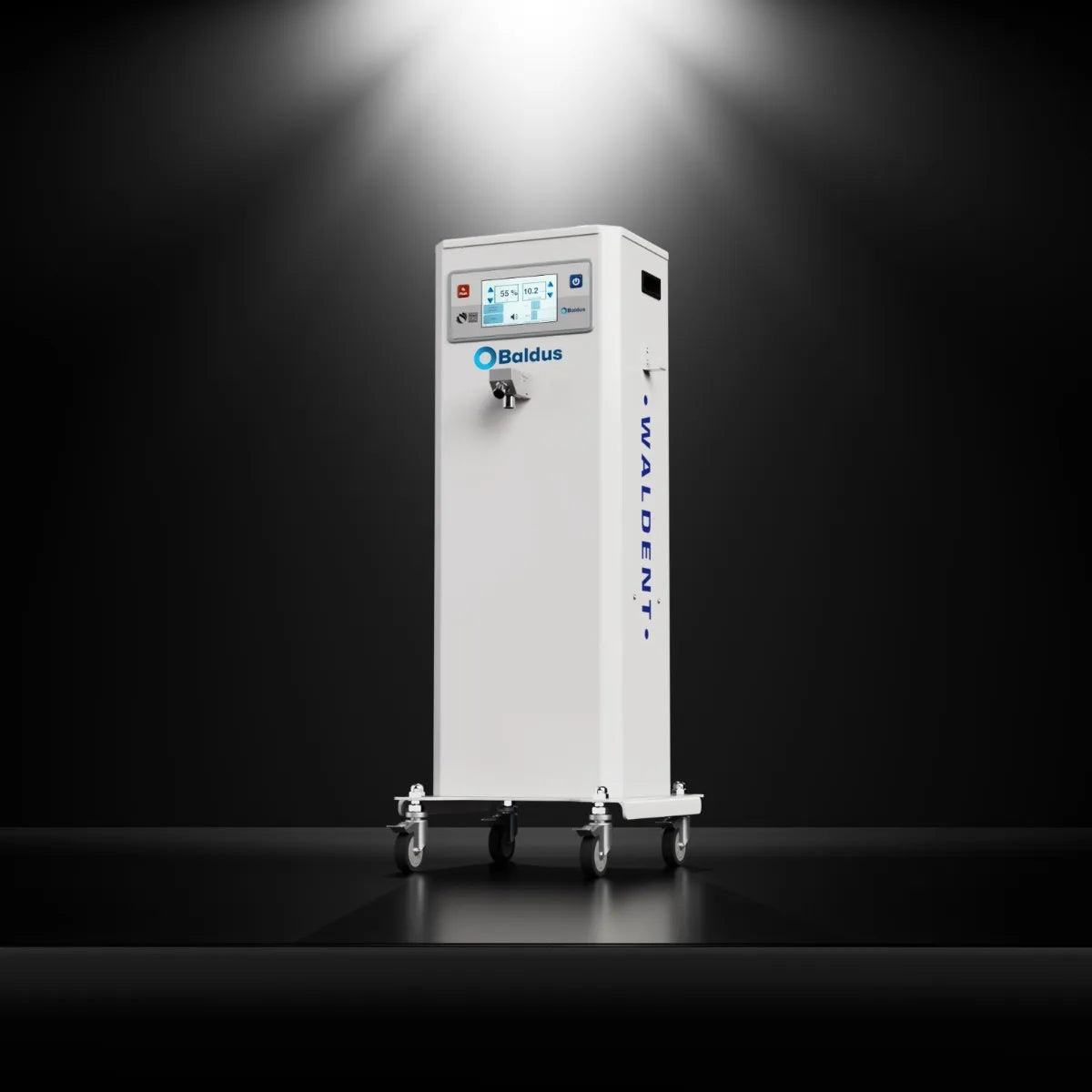 Beetle Dental Baldus oxygen nitrous oxide mixer unit for dental clinics on mobile cart with digital display