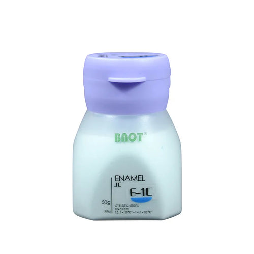 Baot enamel powder classical shades in 50g container for dental applications and color matching