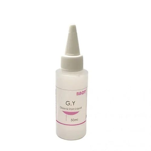 Baot glaze stain liquid for dental ceramics in a 50ml bottle with precision applicator tip