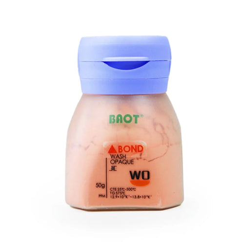 Baot JC Bond Powder WO in a 500g container for dental bonding applications