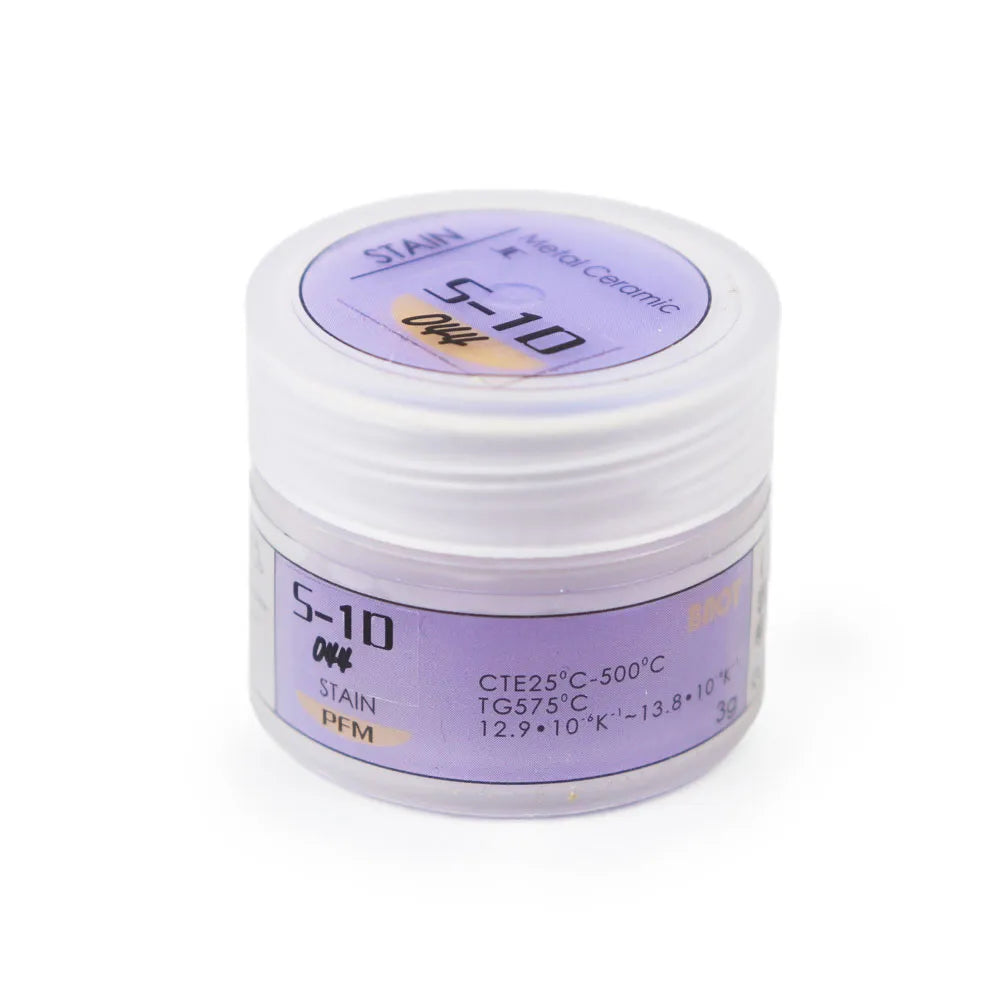 Baot JC metal ceramic dental stain in a jar for dental applications and stain management