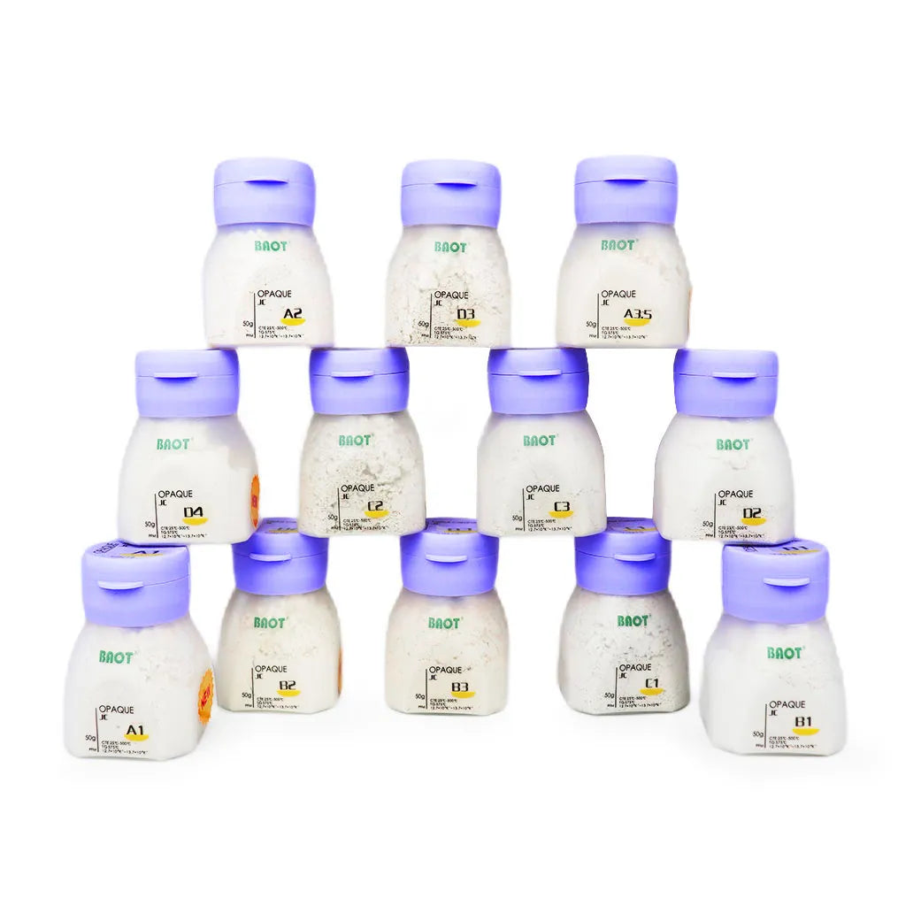 Baot JC Opaque Powder for metal ceramic in various shades for dental restorations