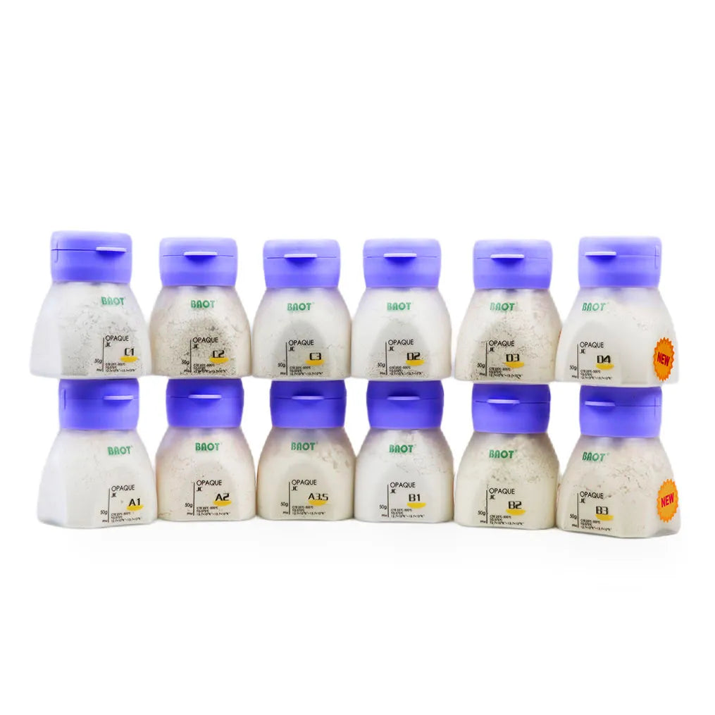 Baot JC Opaque Powder for metal ceramic in assorted shades for dental use