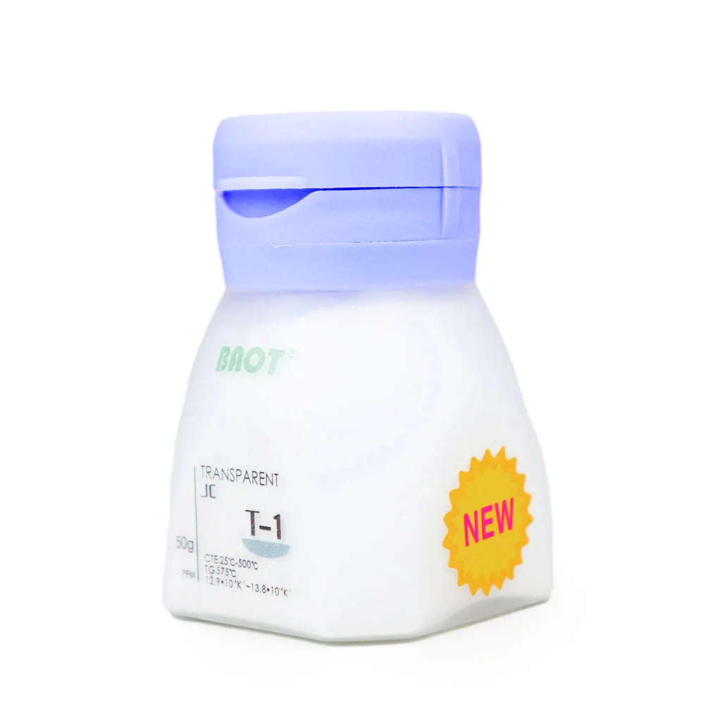 Baot JC transparent metal ceramic powder T-1 packaging for dental applications