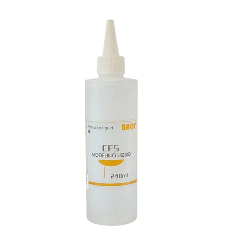 Baot modeling liquid 240ml in a clear bottle for dental applications and formulation