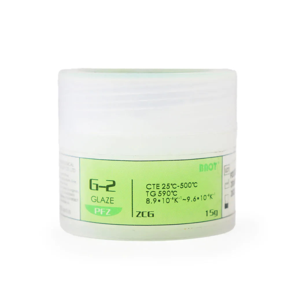 Baot ZCG Zirconia Glaze G-2 in 150g container for dental applications and finishing touches
