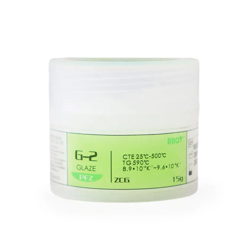 Baot ZCG Zirconia Glaze G-2 in 150g container for dental applications and finishing touches