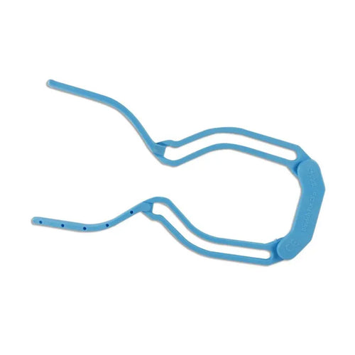 Bausch Fix Clip Bite Forceps Curved - BK 143 blue curved dental clip for occlusal control and impression procedures