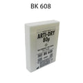 Bausch Dental Articulating Arti-Dry Micro-Fleece Paper 80µ Microns in white packaging with product details