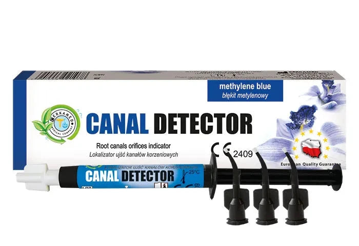 Beetle Dental Canal Detector for Dentists syringe with methylene blue for root canals orifices indicator