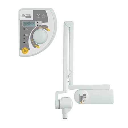 Carestream CS2100 intraoral X-ray sensor with control panel for dental imaging and diagnostics