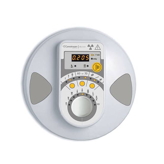 Carestream CS2200 intraoral camera control panel with digital display and customizable settings