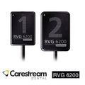 Carestream CS6200 RVG sensor for dental imaging with two sensors labeled 1 and 2 for precise diagnostics