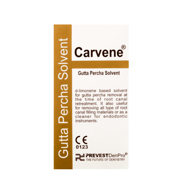 Carvene Gutta Percha Solvent by Beetle Dental for root canal retreatment and cleaning endodontic instruments