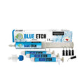 Cerkamed Blue Etch dental etching gel syringes set with applicator tips and packaging