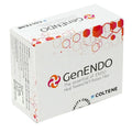 Coltene GenEndo NiTi rotary files box featuring quality assurance and heat-treated design for enhanced dental procedures