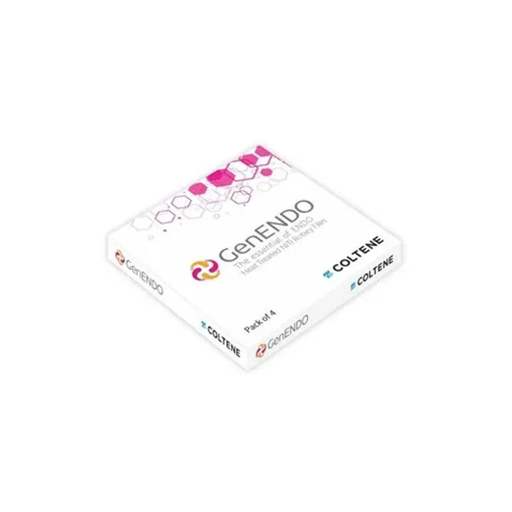 Coltene GenEndo NiTi rotary files packaging for dental endodontic procedures