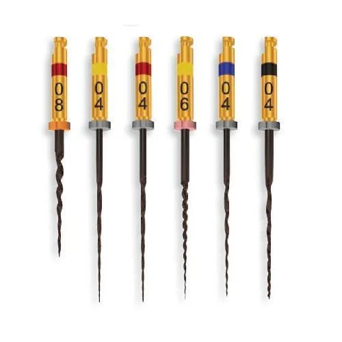 Coltene Hyflex Files 6% 21mm set featuring various sizes for efficient dental procedures