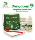 Dengen Dental Dengocem 9 kit with bottle liquid mixing pad and spatula for posterior glass ionomer cement