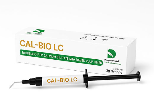 Beetle Dental CAL BIO LC syringe with Resin modified calcium silicate dental liner for pulp protection