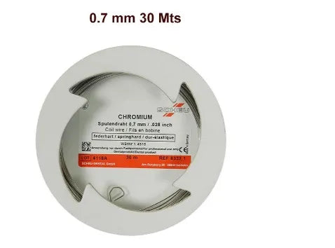 Beetle Dental spool 0.7 mm 30 m chromium spring hard wire for dental coil for orthodontic use