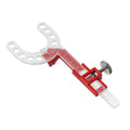 Beetle Dental adjustable bite registration trainer for dentists with clear U shaped tray red sliding ruler and thumb screw