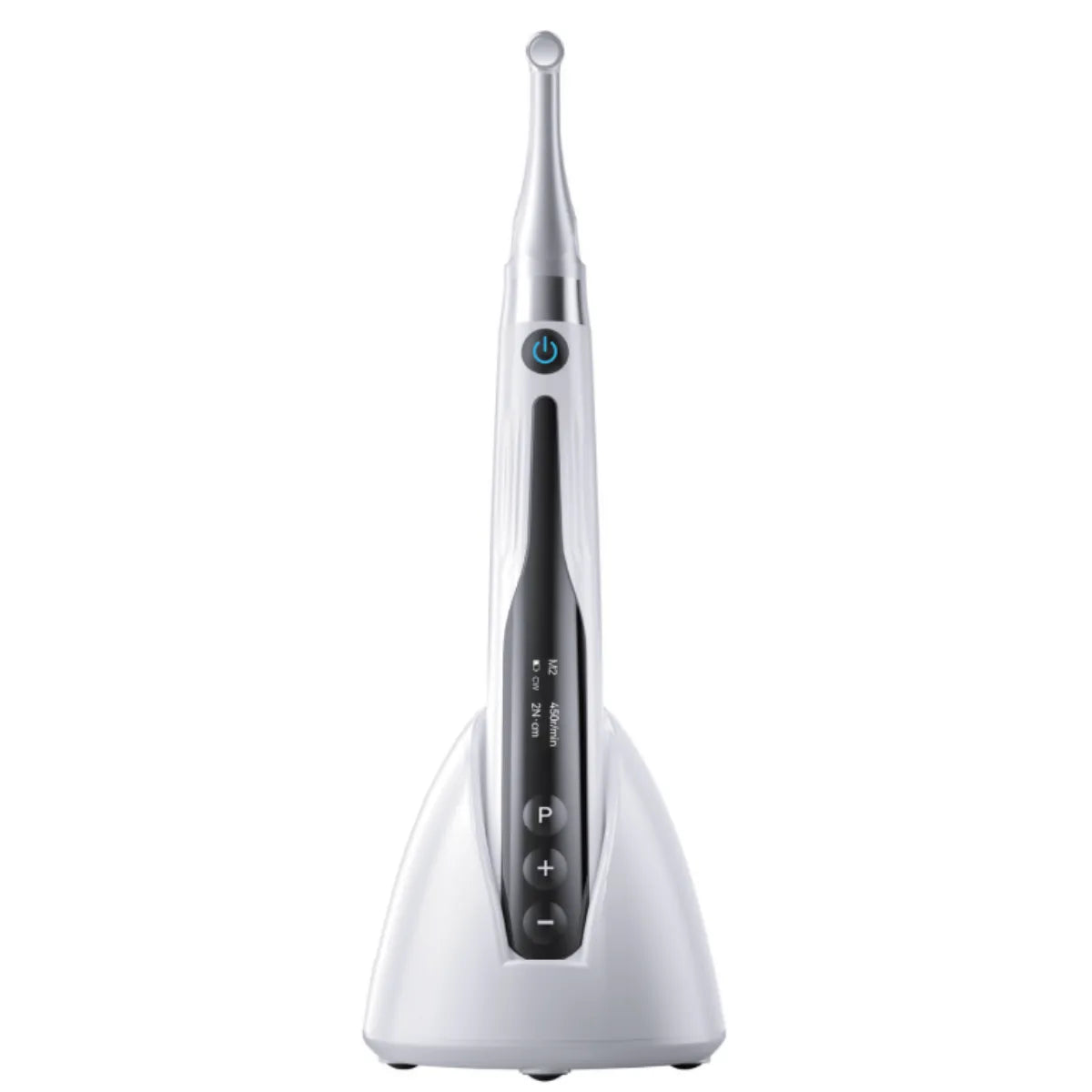 Beetle Dental Woodpecker RTA Endo Motor with Apex Locator cordless handpiece on charging base