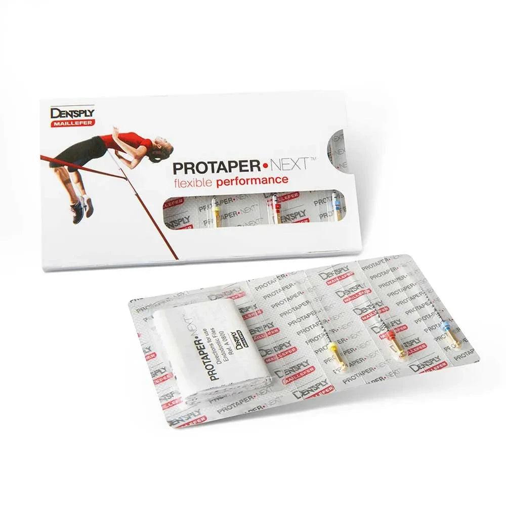 Dentsply Protaper NEXT files dental endodontic instruments in original packaging by Beetle Dental