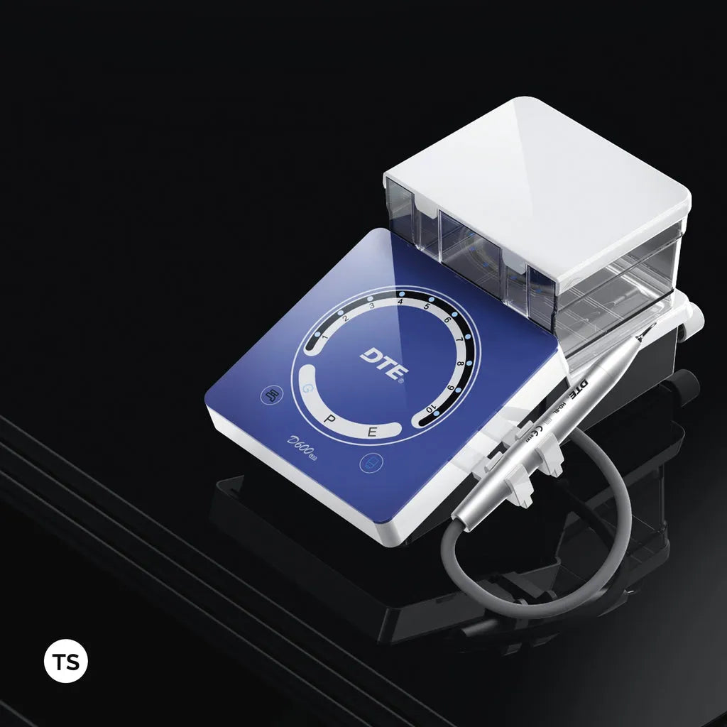 Beetle Dental Woodpecker D600 LED ultrasonic scaler compact unit with handpiece and clear water tank