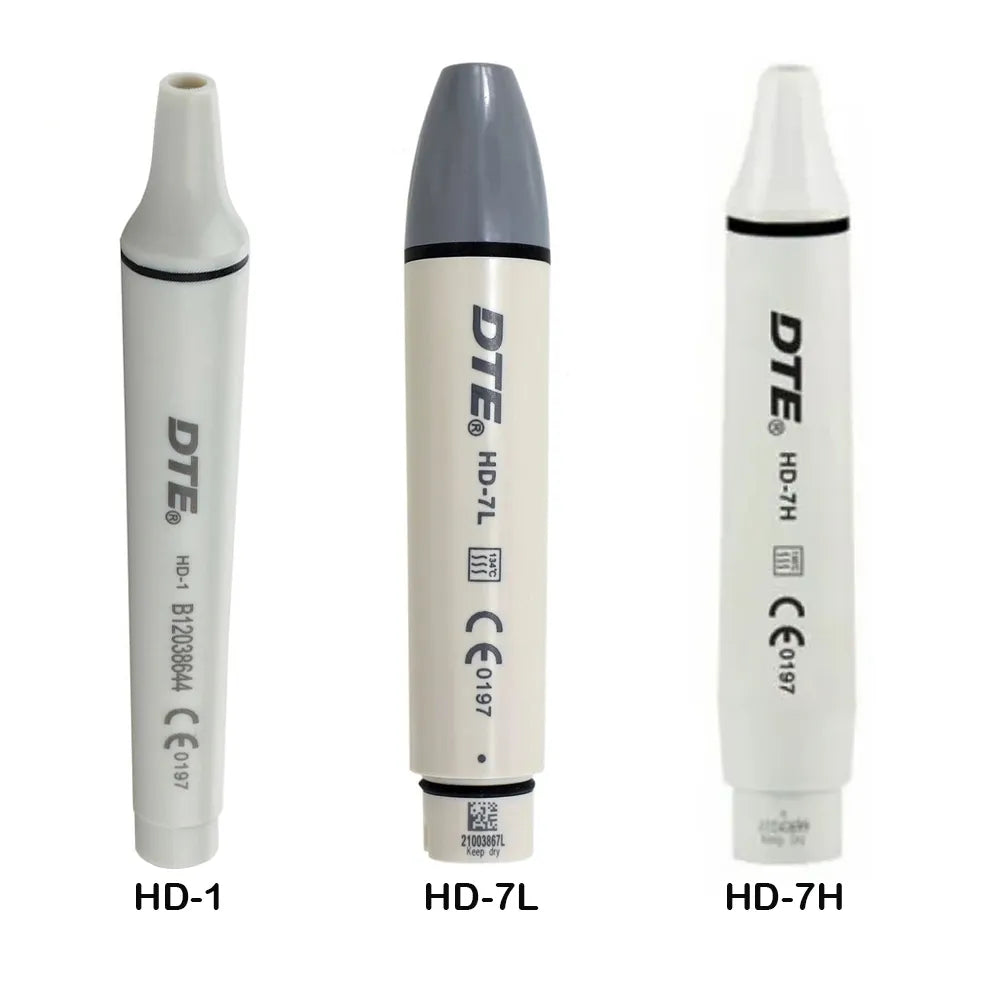 Woodpecker ultrasonic scaler handpiece set of three DTE compatible HD-1 HD-7L HD-7H dental scaler handpieces