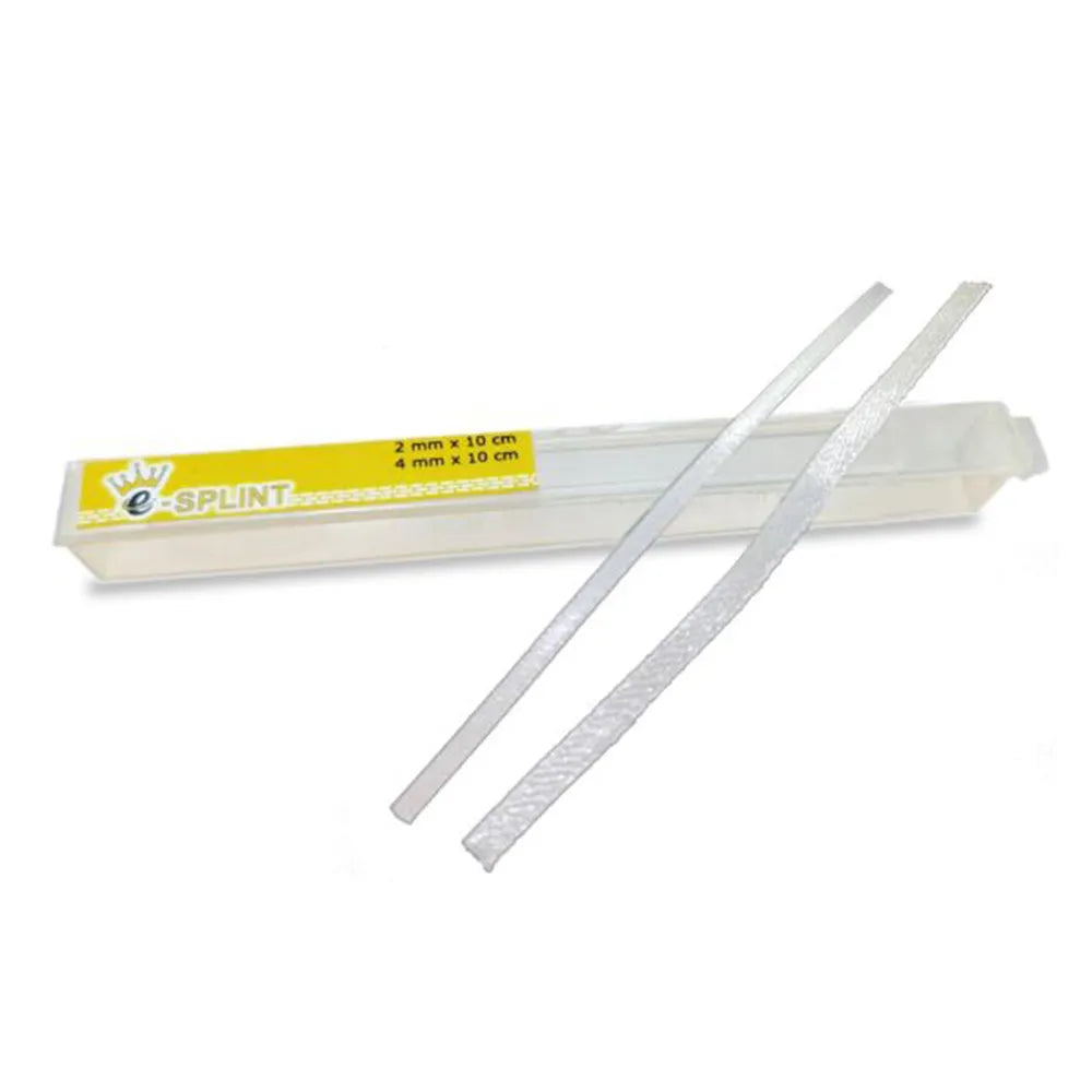 Beetle Dental transparent flexible splint strips 2 mm and 4 mm with case for pediatric stabilization kids dental splint
