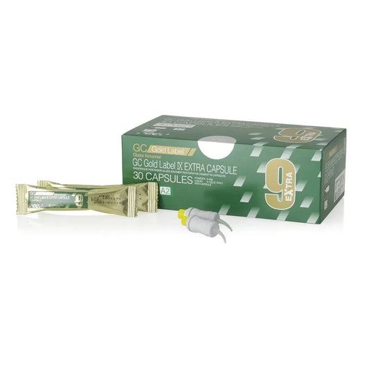 GC 9 dental capsules by Beetle Dental in a box of 30 with individual capsule packaging