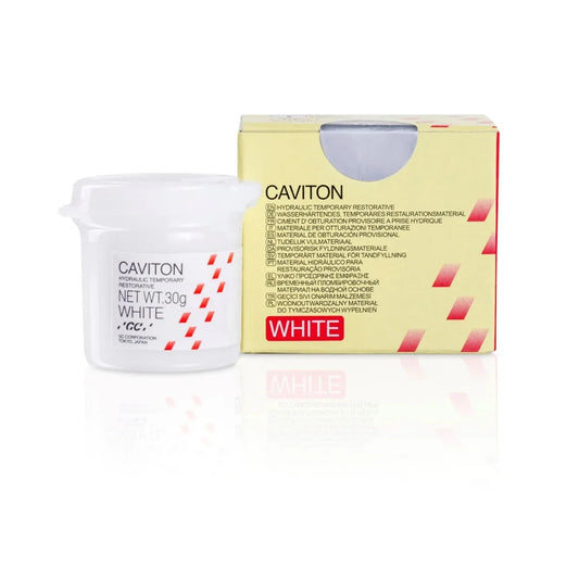 GC Caviton temporary filling in a 30g container with packaging for dental restoration needs