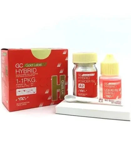GC Hybrid glass ionomer cement kit with powder and liquid for dental applications by Beetle Dental
